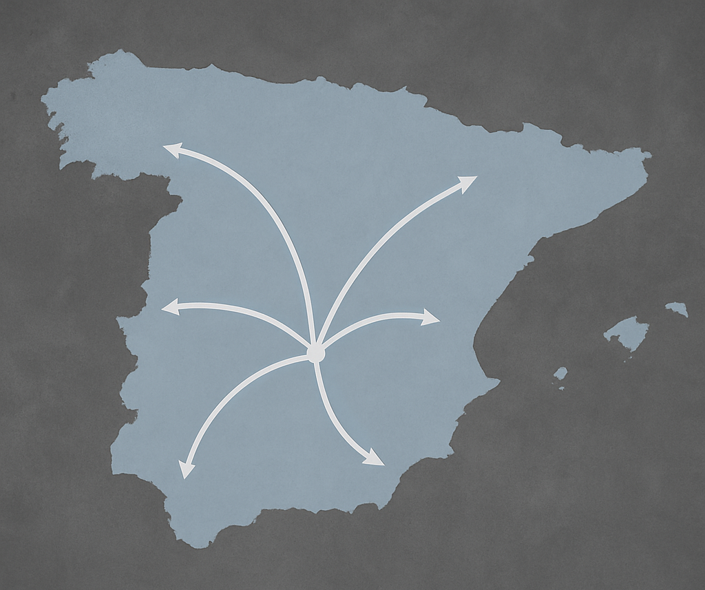 Mapa de cobertura nacional